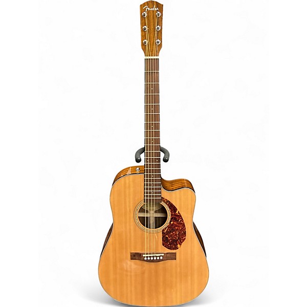 Used Fender CD140SCE Natural Acoustic Electric Guitar