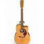 Used Fender CD140SCE Natural Acoustic Electric Guitar thumbnail