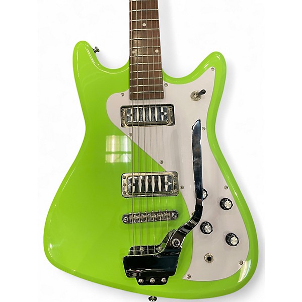 Used Airline VANGUARD Surf Green Solid Body Electric Guitar