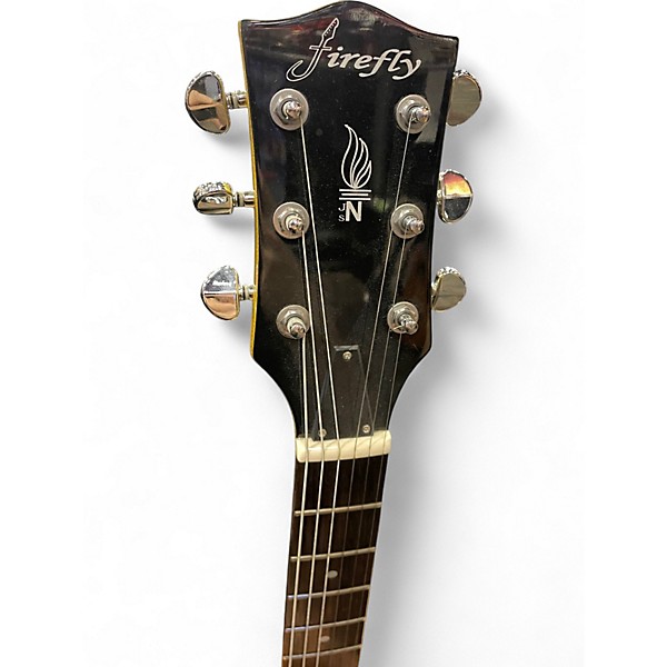 Used Firefly JSN FFDCD Gold Solid Body Electric Guitar