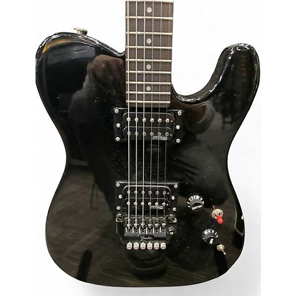 Vintage 1980s Fender Contemporary Telecaster Black Solid Body Electric Guitar