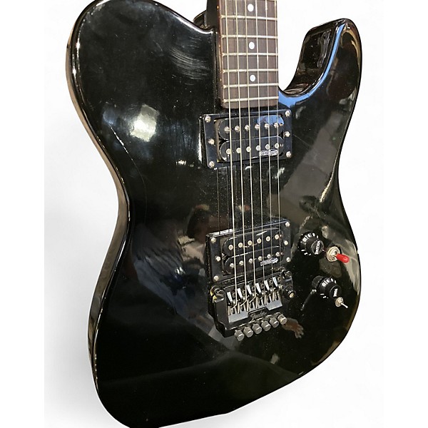 Vintage 1980s Fender Contemporary Telecaster Black Solid Body Electric Guitar