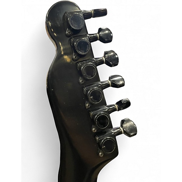 Vintage 1980s Fender Contemporary Telecaster Black Solid Body Electric Guitar