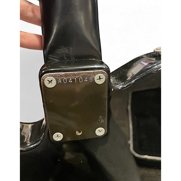 Vintage 1980s Fender Contemporary Telecaster Black Solid Body Electric Guitar