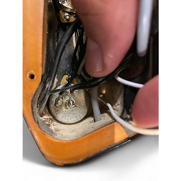 Vintage 1980s Fender Contemporary Telecaster Black Solid Body Electric Guitar