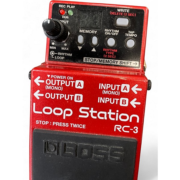 Used BOSS RC3 Loop Station Pedal