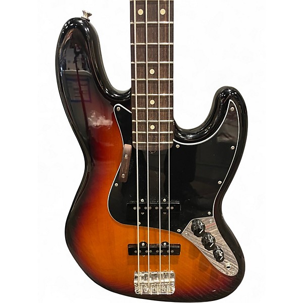 Used 2024 Fender American Performer Jazz Bass 3 Color Sunburst Electric Bass Guitar