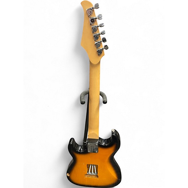 Used Silvertone St Style SUNBURST Solid Body Electric Guitar