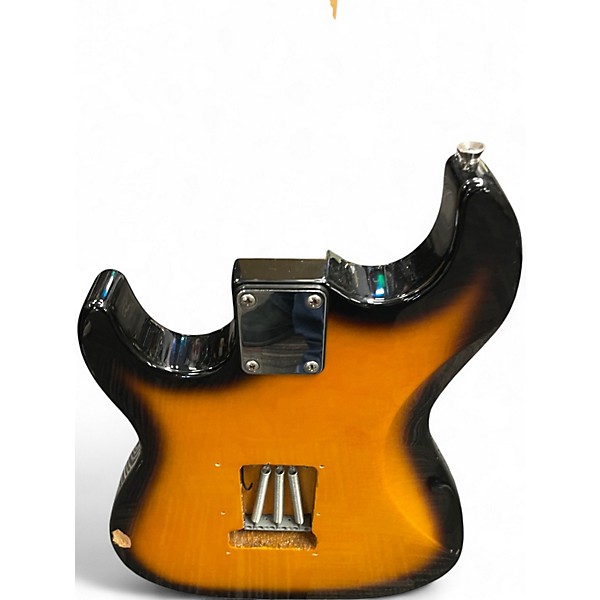 Used Silvertone St Style SUNBURST Solid Body Electric Guitar