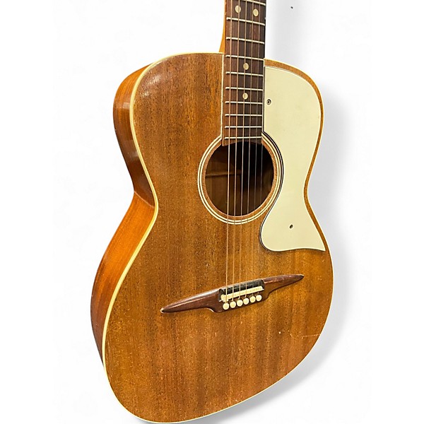 Vintage 1960s Fender NEWPORTER Natural Acoustic Guitar