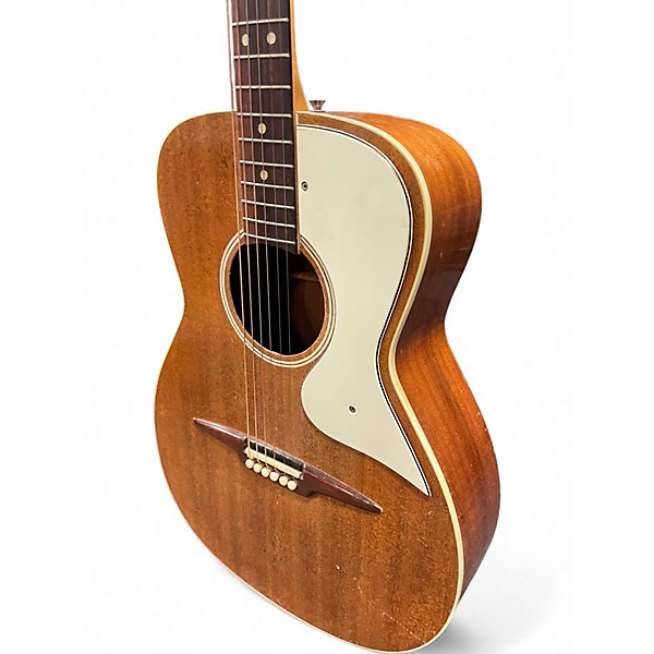 Vintage 1960s Fender NEWPORTER Natural Acoustic Guitar