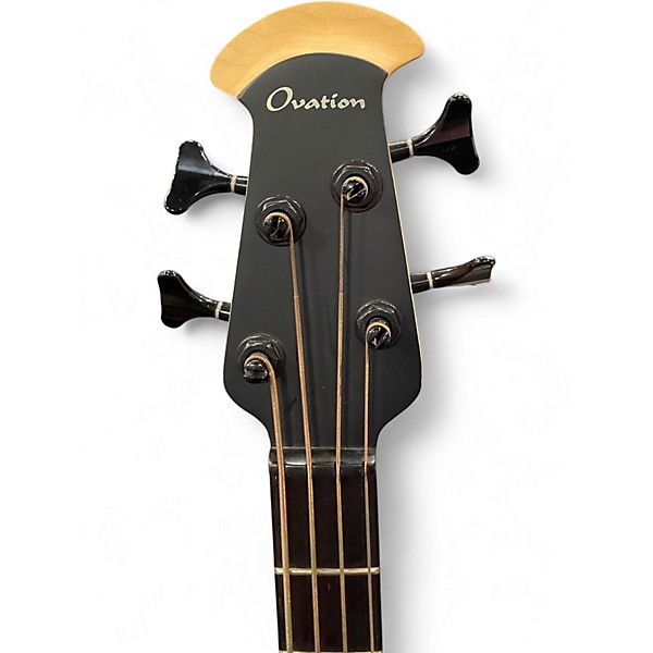 Used Ovation B778TX ELITE Black Acoustic Bass Guitar