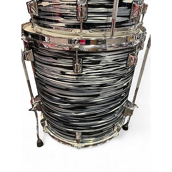 Used Taye Drums 5 Piece TOUR PRO BLACK GREY SWIRL Drum Kit