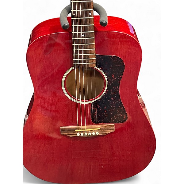 Used Guild D15 Cherry Acoustic Guitar