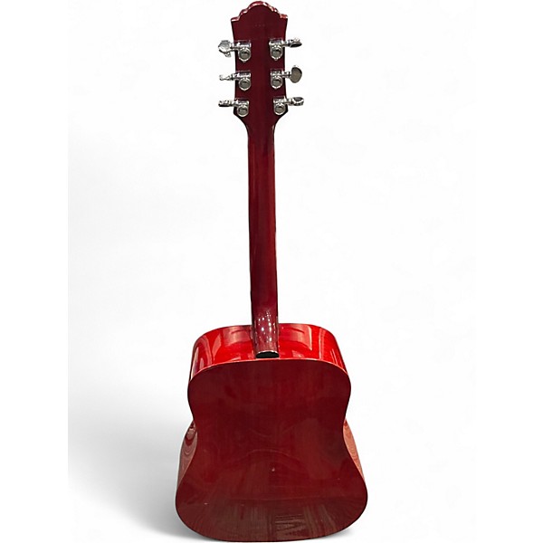 Used Guild D15 Cherry Acoustic Guitar