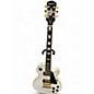 Used Epiphone Les Paul Custom Pro White Solid Body Electric Guitar thumbnail