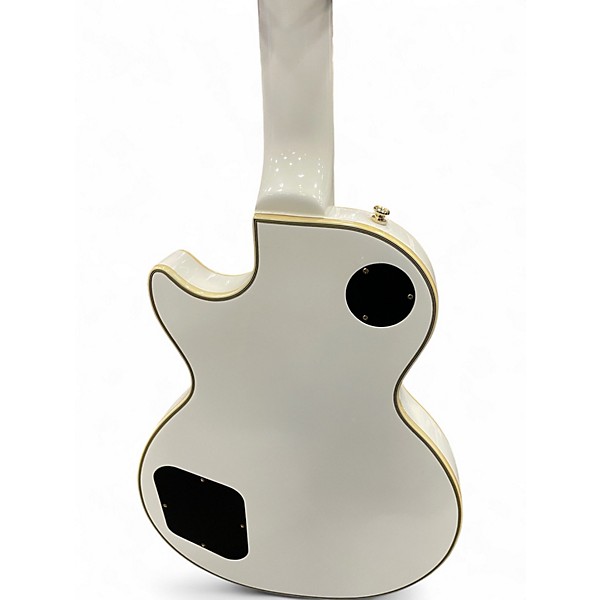 Used Epiphone Les Paul Custom Pro White Solid Body Electric Guitar