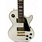 Used Epiphone Les Paul Custom Pro White Solid Body Electric Guitar