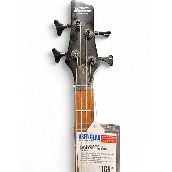 Used Ibanez GSR200 Walnut Electric Bass Guitar