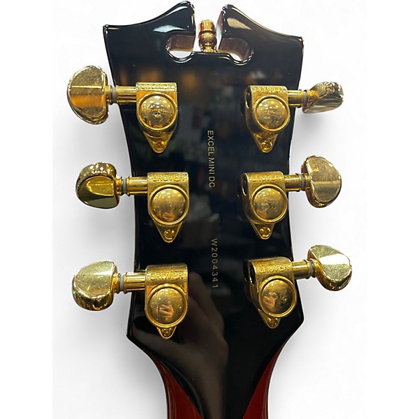Used D'Angelico EXCEL MINI DC Red Hollow Body Electric Guitar
