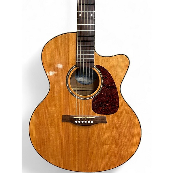 Used Seagull Seagull Performer CW Mini Jumbo Amber Acoustic Guitar