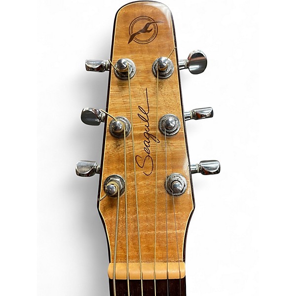 Used Seagull Seagull Performer CW Mini Jumbo Amber Acoustic Guitar