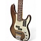 Used Fender American Ultra Precision Bass Brown Sunburst Electric Bass Guitar