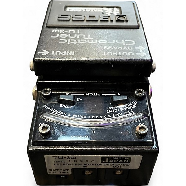 Used BOSS TU3W Waza Craft Chromatic Tuner Pedal