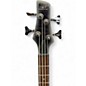 Used Ibanez SR300 Chrome Silver Electric Bass Guitar