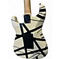 Used EVH Striped Series Black and White Solid Body Electric Guitar