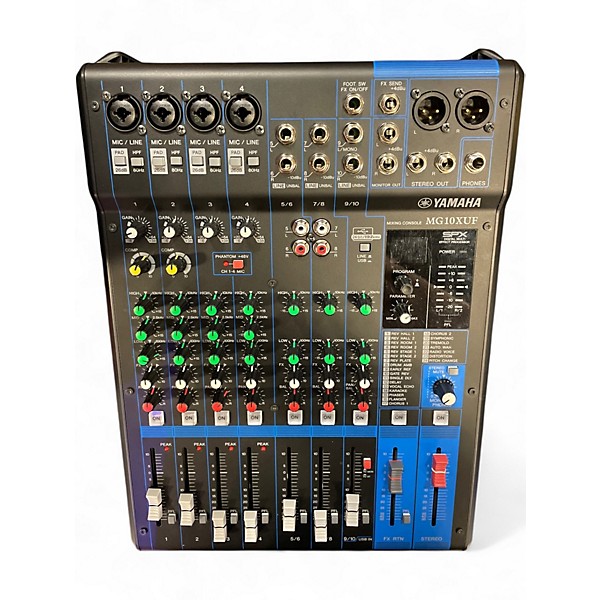 Used Yamaha mg10xuf Unpowered Mixer