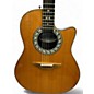 Used Ovation 1862 Custom Balladeer Natural Acoustic Electric Guitar