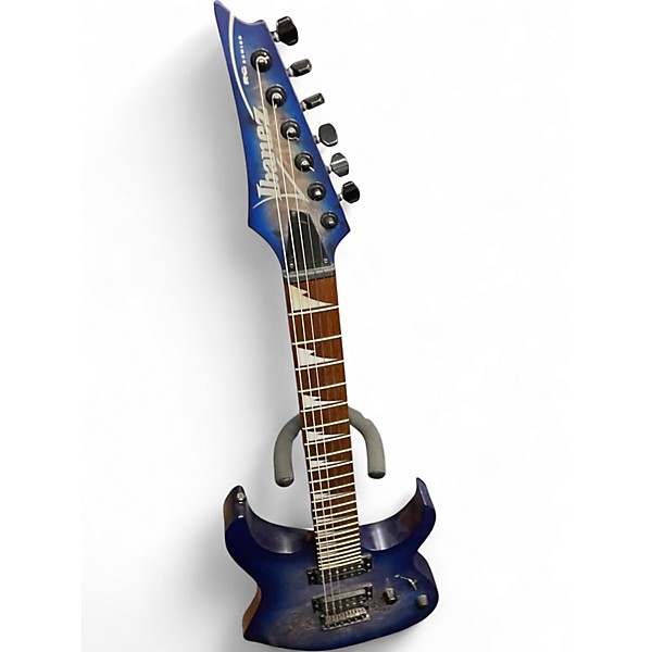 Used Ibanez RGRT621DPB Blue Solid Body Electric Guitar