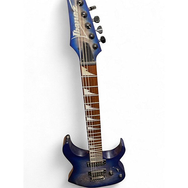 Used Ibanez RGRT621DPB Blue Solid Body Electric Guitar
