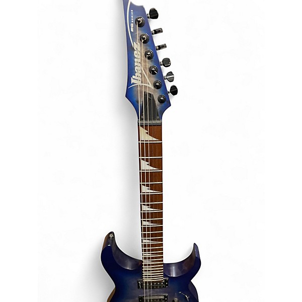 Used Ibanez RGRT621DPB Blue Solid Body Electric Guitar