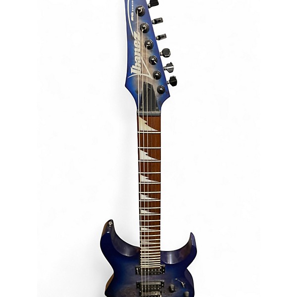 Used Ibanez RGRT621DPB Blue Solid Body Electric Guitar