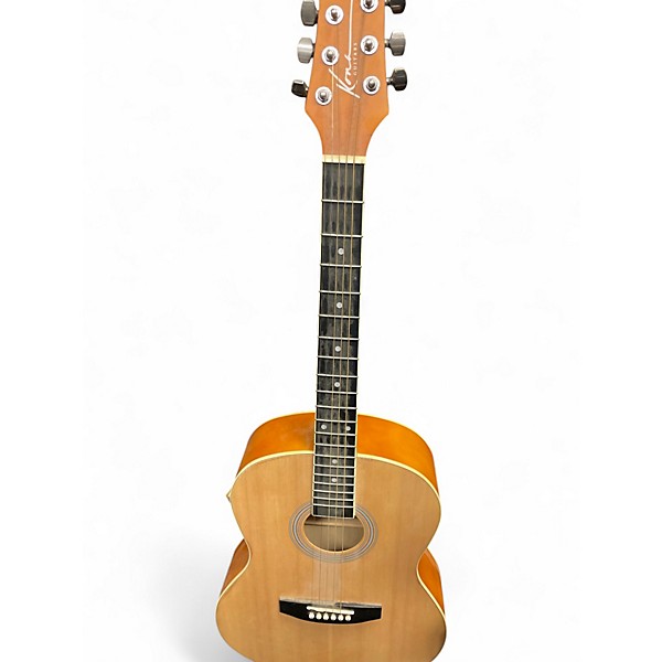 Used Kona K391L Natural Acoustic Guitar
