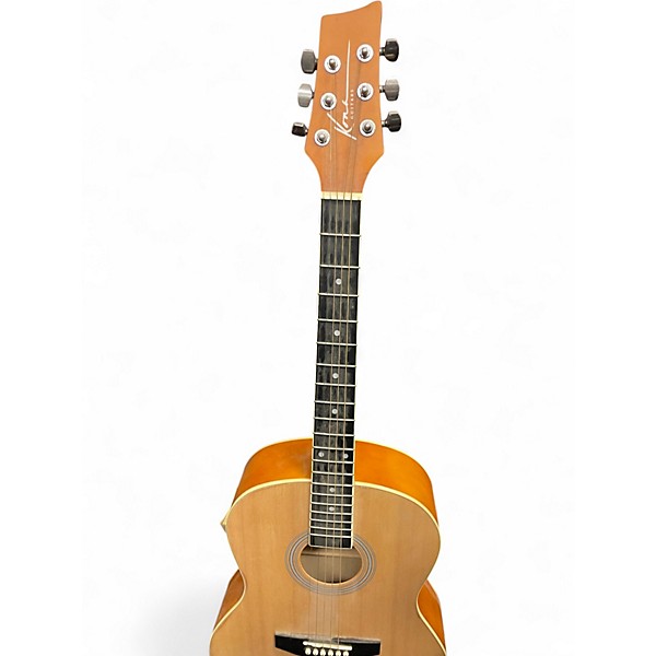 Used Kona K391L Natural Acoustic Guitar