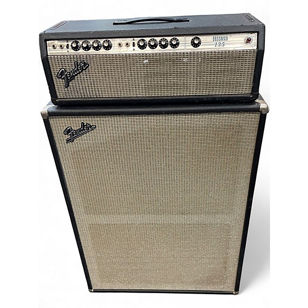 Vintage 1970s Fender BASSMAN 135 STACK Tube Guitar Combo Amp