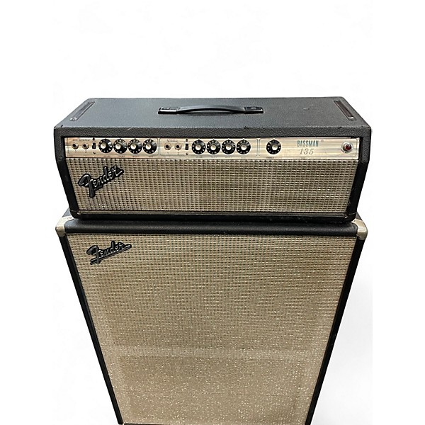Vintage 1970s Fender BASSMAN 135 STACK Tube Guitar Combo Amp