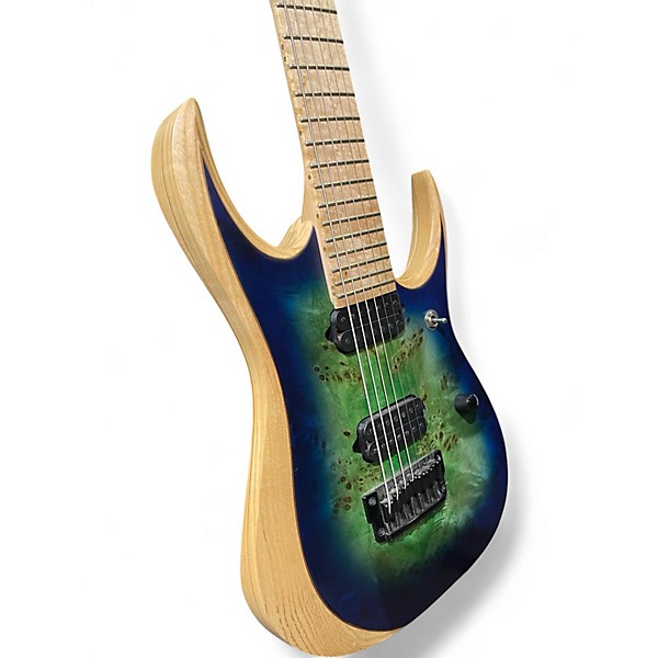 Used 2018 Ibanez RGDIX7MPB Surreal Blue Solid Body Electric Guitar
