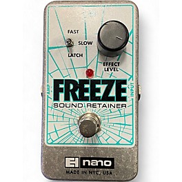 Used Electro-Harmonix Freeze Sound Retainer Compression Effect Pedal