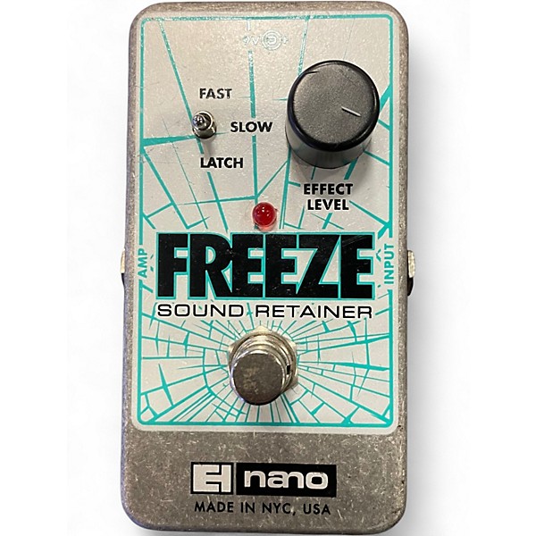 Used Electro-Harmonix Freeze Sound Retainer Compression Effect Pedal
