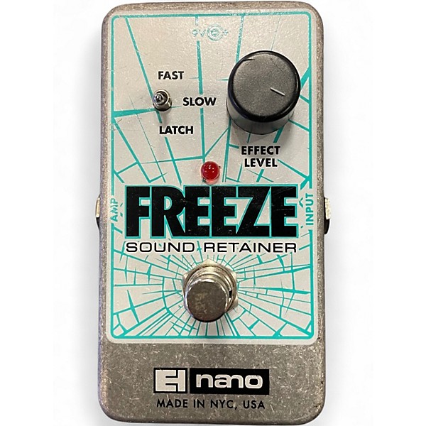 Used Electro-Harmonix Freeze Sound Retainer Compression Effect Pedal