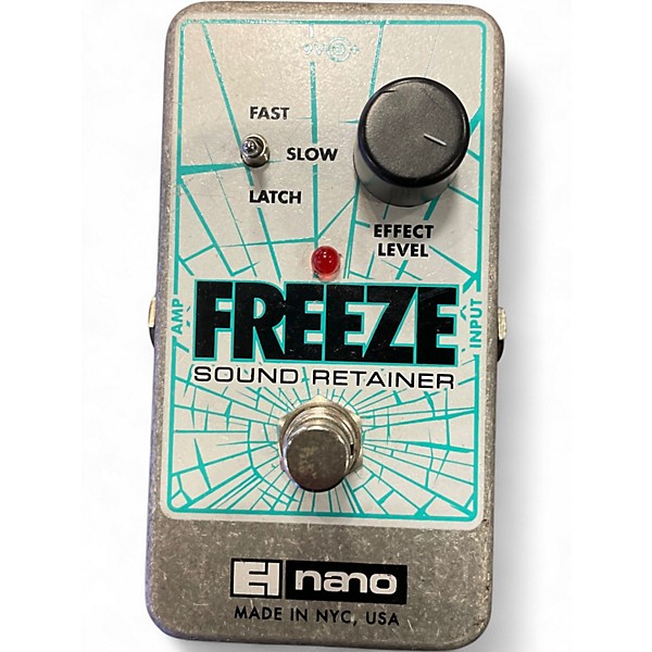 Used Electro-Harmonix Freeze Sound Retainer Compression Effect Pedal