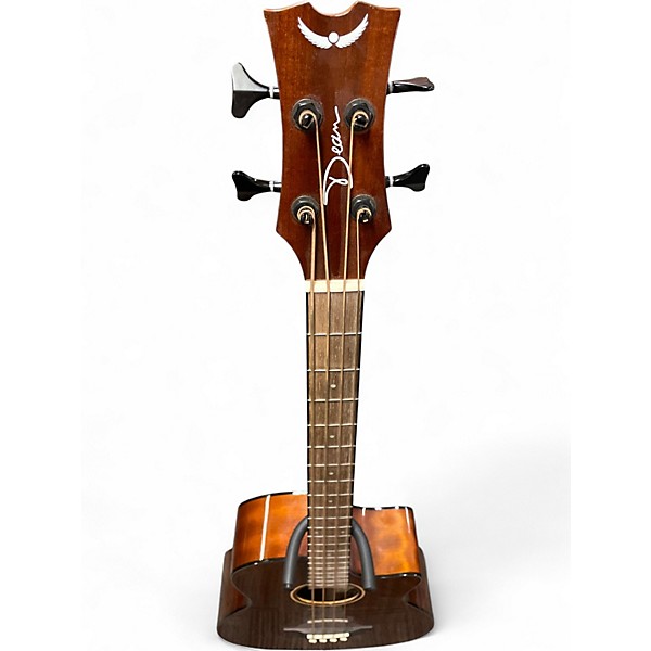 Used Dean AX EABC MAH GC Natural Acoustic Bass Guitar