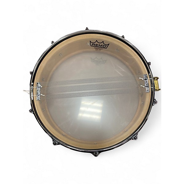 Used Noble & Cooley 14X3.5 Solid Shell Maple "The Phil Collins" Snare Black Drum