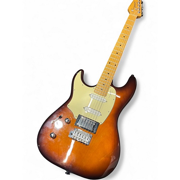 Used Godin Session Left Handed Rustic Burst Electric Guitar