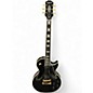 Used 2023 Epiphone Les Paul Custom P90 Ebony Solid Body Electric Guitar thumbnail