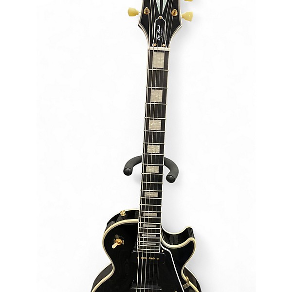 Used 2023 Epiphone Les Paul Custom P90 Ebony Solid Body Electric Guitar